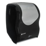 Smart System with iQ Sensor Towel Dispenser, 16.5 x 9.75 x 12, Black/Silver