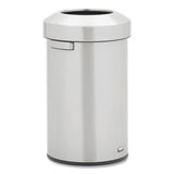 Refine Series Waste Receptacle, 16 gal, Plastic/Stainless Steel