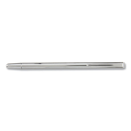 Slimline Pen-Size Pocket Pointer with Clip, Extends to 24.5", Silver