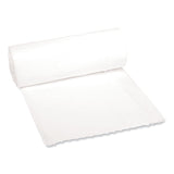 Low-Density Waste Can Liners, 16 gal, 0.4 mil, 24  x 32 , White, Perforated Roll, 25 Bags/Roll, 20 Rolls/Carton