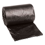 Low-Density Waste Can Liners, 4 gal, 0.35 mil, 17  x 17 , Black, Perforated Roll, 50 Bags/Roll, 20 Rolls/Carton