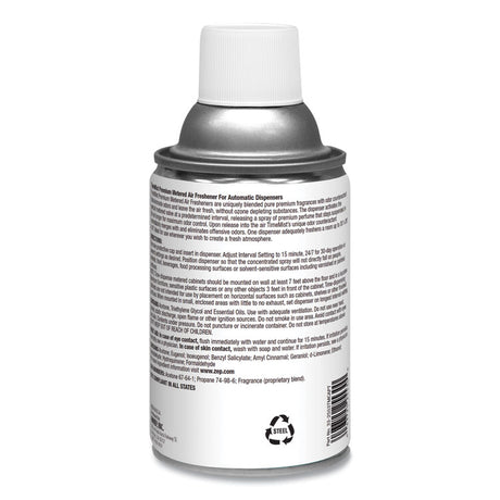Premium Metered Air Freshener Refill, Spring Flowers, 5.3 oz Aerosol Spray, 12/Carton