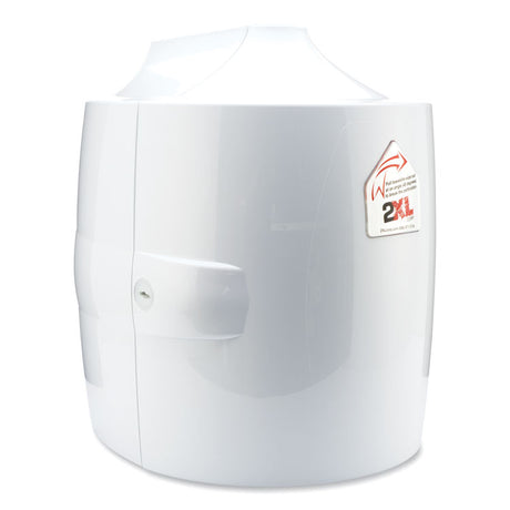 Contemporary Wall Mount Wipe Dispenser, 11 x 11 x 13, White
