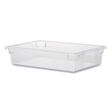 Food/Tote Boxes, 8.5 gal, 26 x 18 x 6, Clear, Plastic