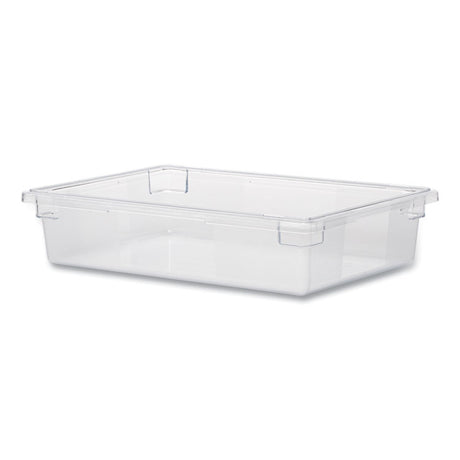 Food/Tote Boxes, 8.5 gal, 26 x 18 x 6, Clear, Plastic