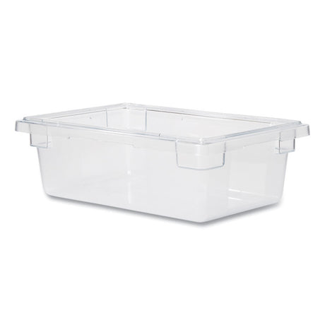 Food/Tote Boxes, 3.5 gal, 18 x 12 x 6, Clear, Plastic