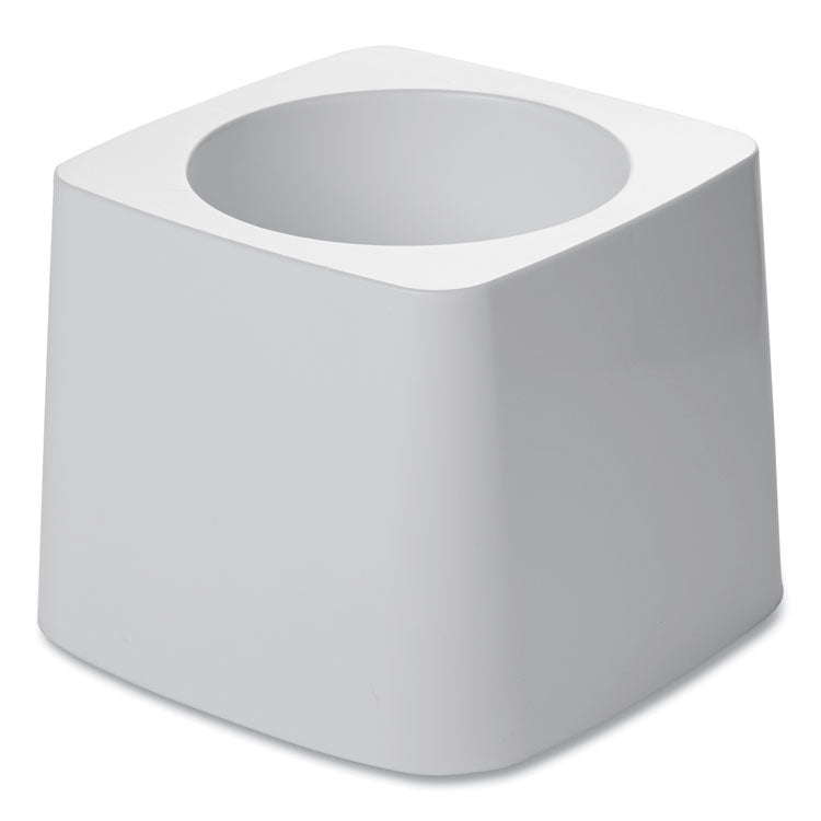 Commercial-Grade Toilet Bowl Brush Holder, White