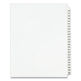 Preprinted Legal Exhibit Side Tab Index Dividers, Avery Style, 25-Tab, 126 to 150, 11 x 8.5, White, 1 Set, (1335)