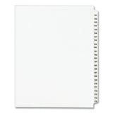 Preprinted Legal Exhibit Side Tab Index Dividers, Avery Style, 25-Tab, 151 to 175, 11 x 8.5, White, 1 Set, (1336)