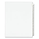 Preprinted Legal Exhibit Side Tab Index Dividers, Avery Style, 25-Tab, 276 to 300, 11 x 8.5, White, 1 Set, (1341)