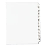 Preprinted Legal Exhibit Side Tab Index Dividers, Avery Style, 25-Tab, 326 to 350, 11 x 8.5, White, 1 Set, (1343)