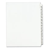 Preprinted Legal Exhibit Side Tab Index Dividers, Avery Style, 25-Tab, 351 to 375, 11 x 8.5, White, 1 Set, (1344)