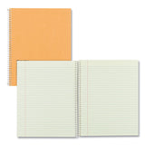 Single-Subject Wirebound Notebooks, Narrow Rule, Brown Paperboard Cover, (80) 10 x 8 Sheets