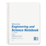 Engineering and Science Notebook, Quadrille Rule (10 sq/in), White Cover, (60) 11 x 8.5 Sheets