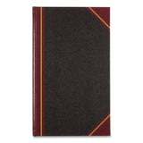 Texthide Record Book, 1-Subject, Medium/College Rule, Black/Burgundy Cover, (500) 14 x 8.5 Sheets