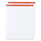 Easel Pads/Flip Charts, Presentation Format (1" Rule), 27 x 34, White, 50 Sheets, 2/Carton