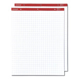 Easel Pads/Flip Charts, Quadrille Rule (1 sq/in), 27 x 34, White, 50 Sheets, 2/Carton