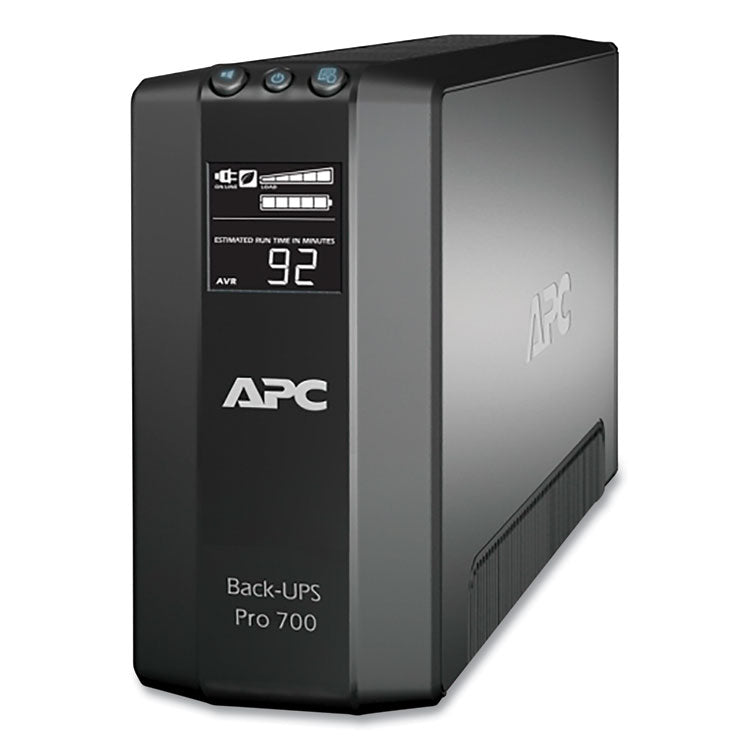 BR700G Back-UPS Pro 700 Battery Backup System, 6 Outlets, 700 VA, 355 J