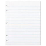 Ecology Filler Paper, 3-Hole, 8 x 10.5, Wide/Legal Rule, 150/Pack