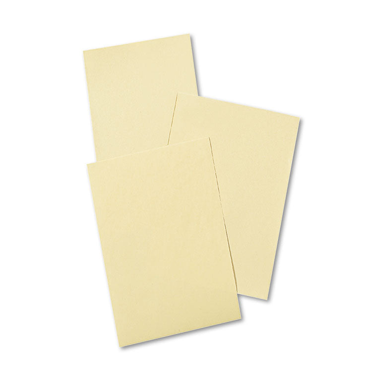 Cream Manila Drawing Paper, 50 lb Cover Weight, 12 x 18, Cream Manila, 500/Pack