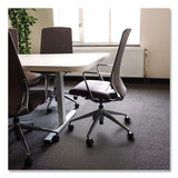 Cleartex Ultimat XXL Polycarb Square Office Mat for Carpets, 59 x 79, Clear