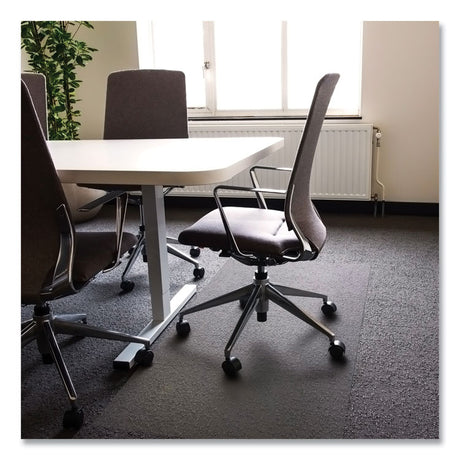 Cleartex Ultimat XXL Polycarb Square Office Mat for Carpets, 59 x 79, Clear