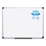 Value Lacquered Steel Magnetic Dry Erase Board, 18 x 24, White Surface, Silver Aluminum Frame