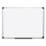 Value Lacquered Steel Magnetic Dry Erase Board, 96 x 48, White Surface, Silver Aluminum Frame