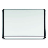 Gold Ultra Magnetic Dry Erase Boards, 72 x 48, White Surface, Black Aluminum Frame