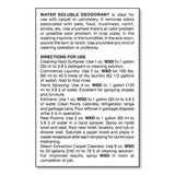 Water-Soluble Deodorant, Mountain Air, 1 gal Bottle, 4/Carton