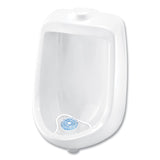 Extra Duty Urinal Screen with Non-Para Block, Evergreen with Enzymes Scent, White, Dozen