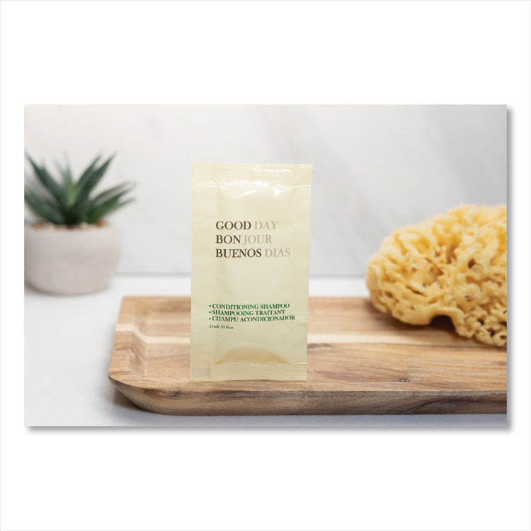Conditioning Shampoo, Fresh, 0.25 oz Tube, 500/Carton
