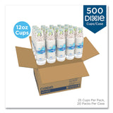 PerfecTouch Paper Hot Cups, 12 oz, Coffee Haze Design, 25 Sleeve, 20 Sleeves/Carton