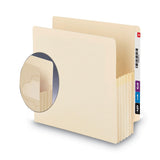 Manila End Tab TUFF Pockets, 5.25" Expansion, Letter Size, Manila, 10/Box