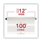 Ultima 35 EZload Roll Film, 5 mil, 12" x 100 ft, Gloss Clear, 2/Box