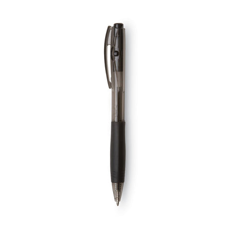 BU3 Ballpoint Pen, Retractable, Medium 1 mm, Black Ink, Smoke/Black Barrel, 36/Pack