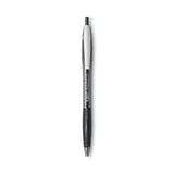 GLIDE Ballpoint Pen, Retractable, Medium 1 mm, Black Ink, Smoke/Black Barrel, Dozen