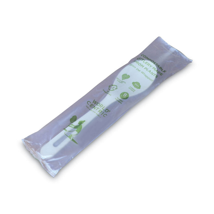 TPLA Compostable Cutlery, Spoon, 6 , White, 750/Carton