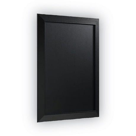 Kamashi Chalk Board, 36 x 24, Black Surface, Black Wood Frame