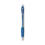 Velocity Original Mechanical Pencil, 0.7 mm, HB (#2), Black Lead, Blue Barrel, Dozen