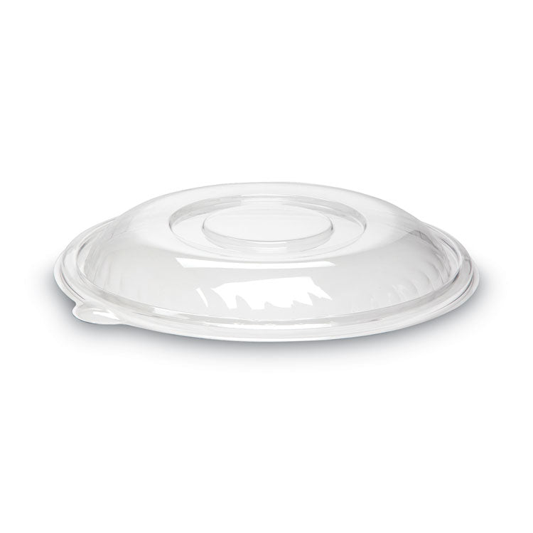 Caterline Pack n  Serve Plastic Lids, Dome Lid, 12  Diameter x 1.5 h, Clear, 25/Carton