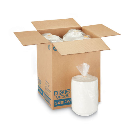 Pathways with Soak Proof Shield Heavyweight Paper Bowls, WiseSize, 12 oz, Green/Burgundy, 500/Carton