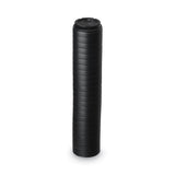 Drink-Thru Lids, Fits 10 oz to 20 oz Cups, Plastic, Black, 1,000/Carton