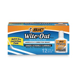 Wite-Out Quick Dry Correction Fluid, 20 mL Bottle, White, Dozen
