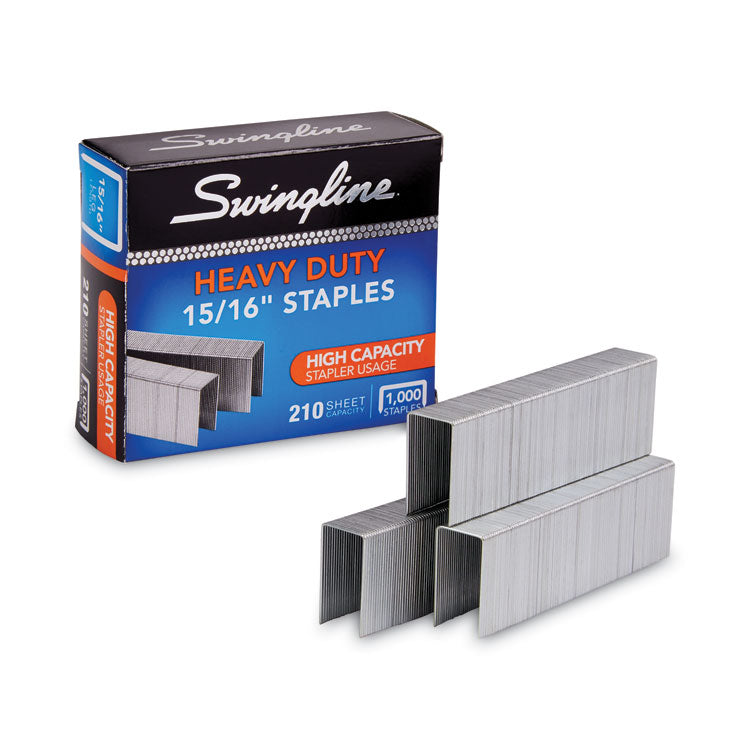 S.F. 13 Heavy-Duty Staples, 0.94" Leg, 0.5" Crown, Steel, 1,000/Box