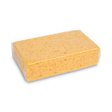 Medium Cellulose Sponge, 3.67 x 6.08, 1.55" Thick, Yellow, 24/Carton