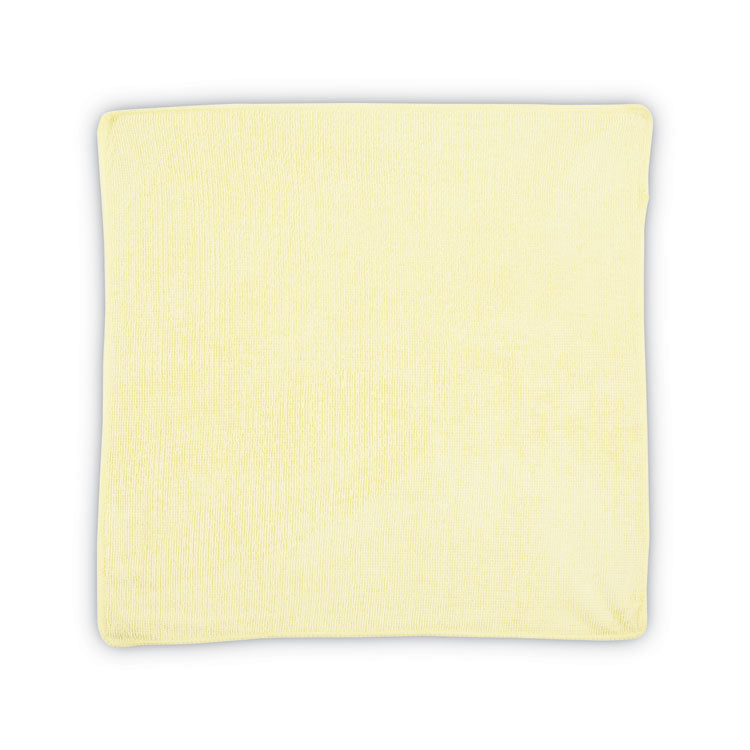 Microfiber Cleaning Cloths, 16 x 16, Yellow, 24/Pack