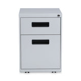 File Pedestal, Left or Right, 2-Drawers: Box/File, Legal/Letter, Light Gray, 14.96" x 19.29" x 21.65"