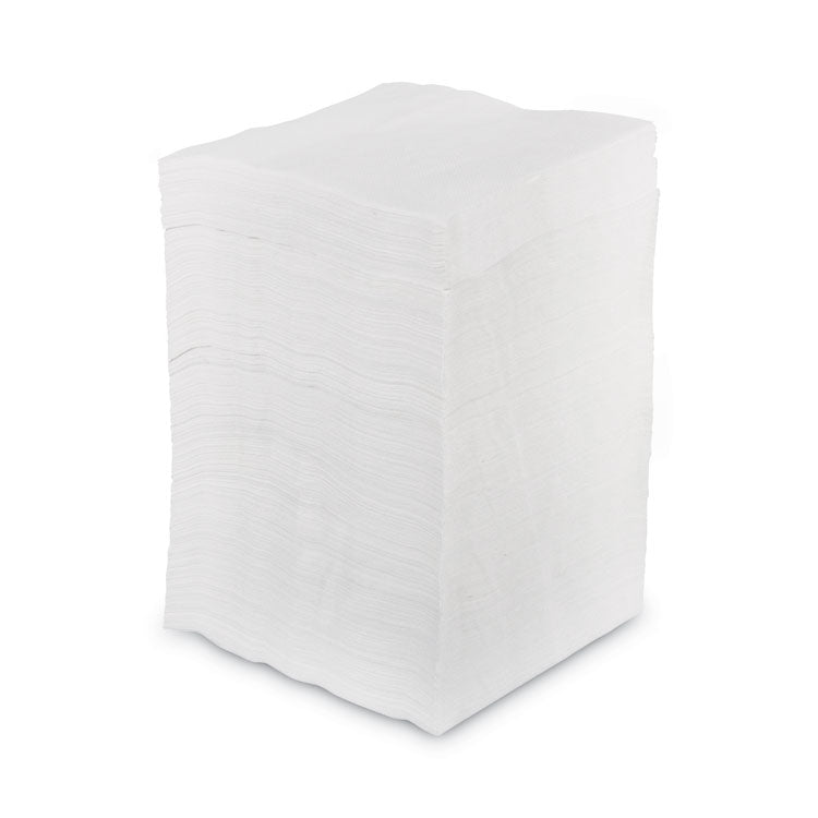 1/4-Fold Lunch Napkins, 1-Ply, 11.8  x 11.2 , White, 6,000/Carton