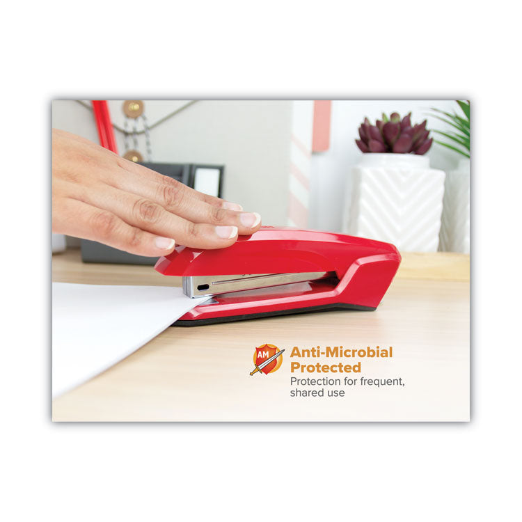 Ascend Stapler, 20-Sheet Capacity, Red